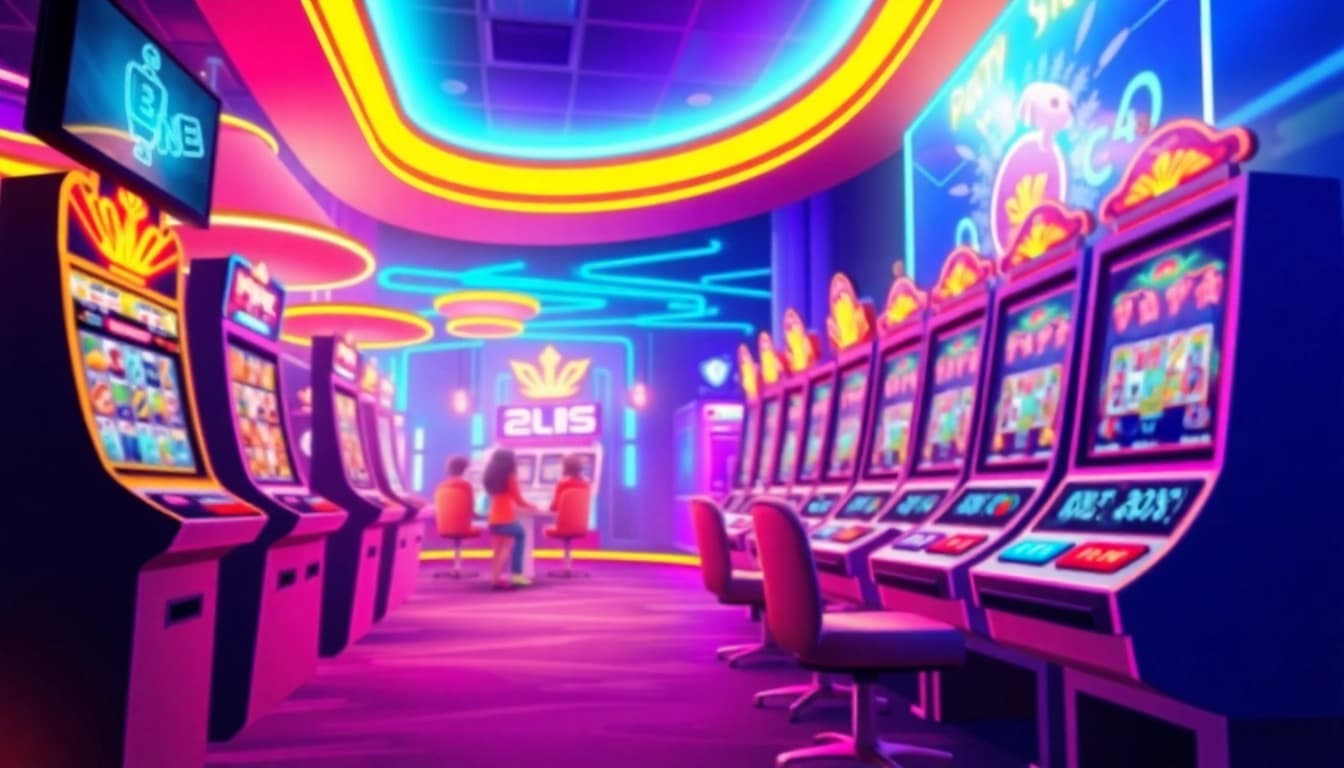 Situs kode4d online gaming platform showcasing vibrant slot machines and secure customer service.