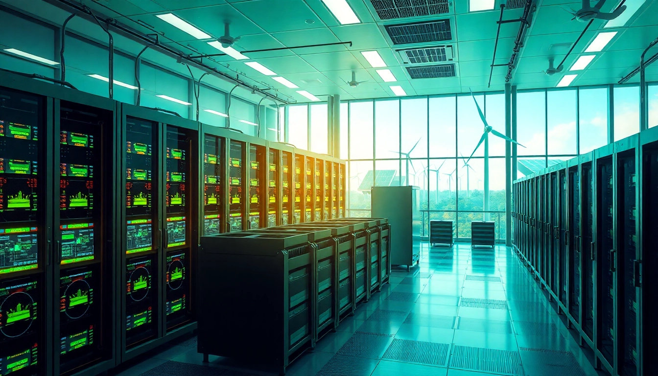 Exploring the best cloud mining platforms in a modern, AI-driven renewable energy data center.