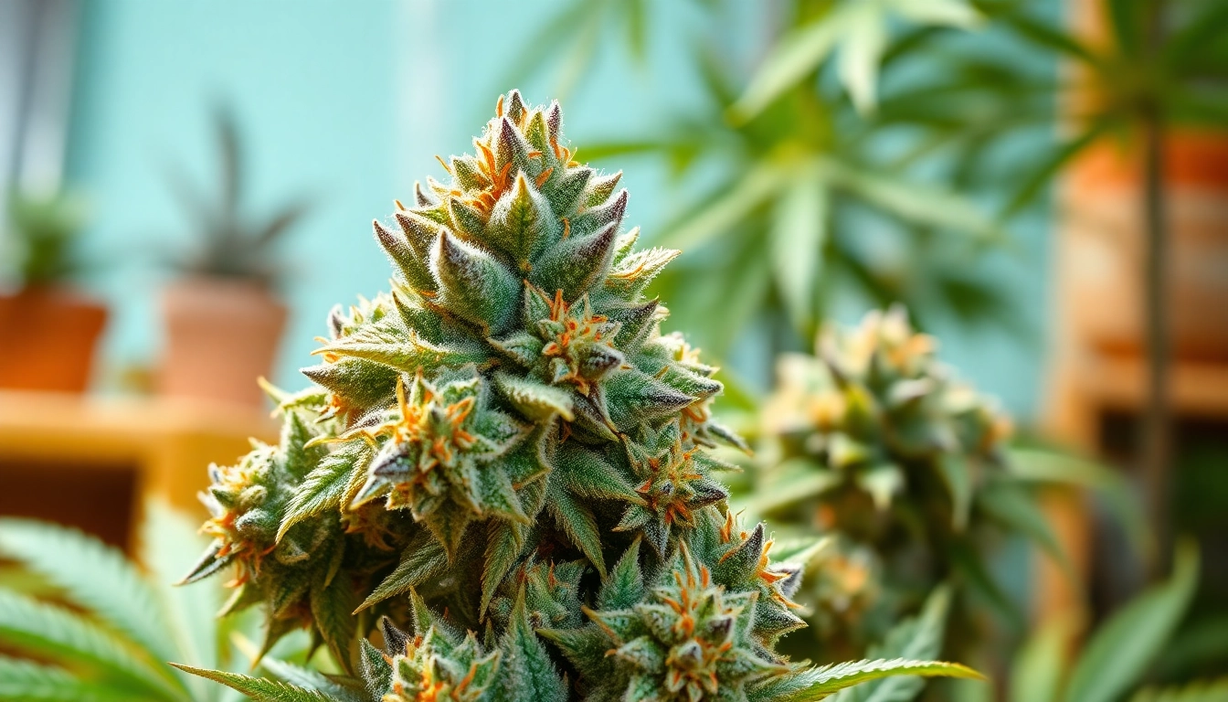 Admiring Miami Runtz strain cannabis buds with vibrant colors and frosty texture.